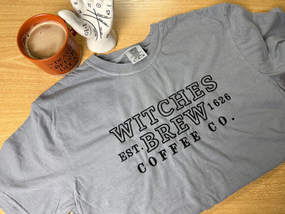 Witches Brew Coffee Embroidered T-Shirt