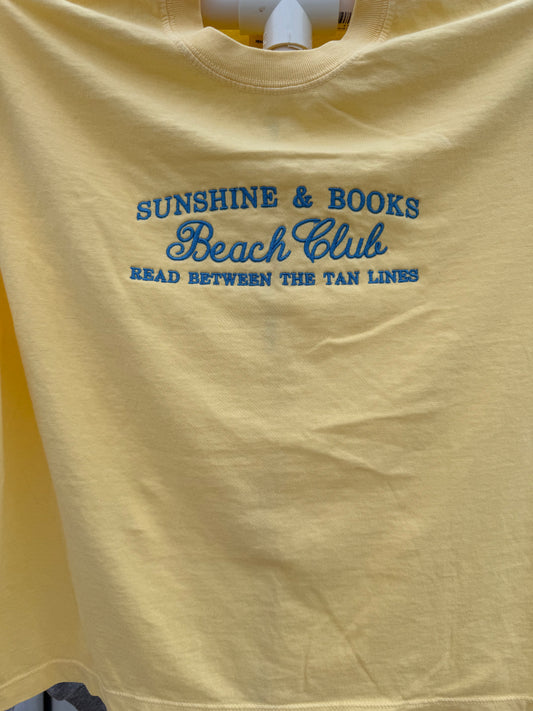 Sunshine and books t shirts